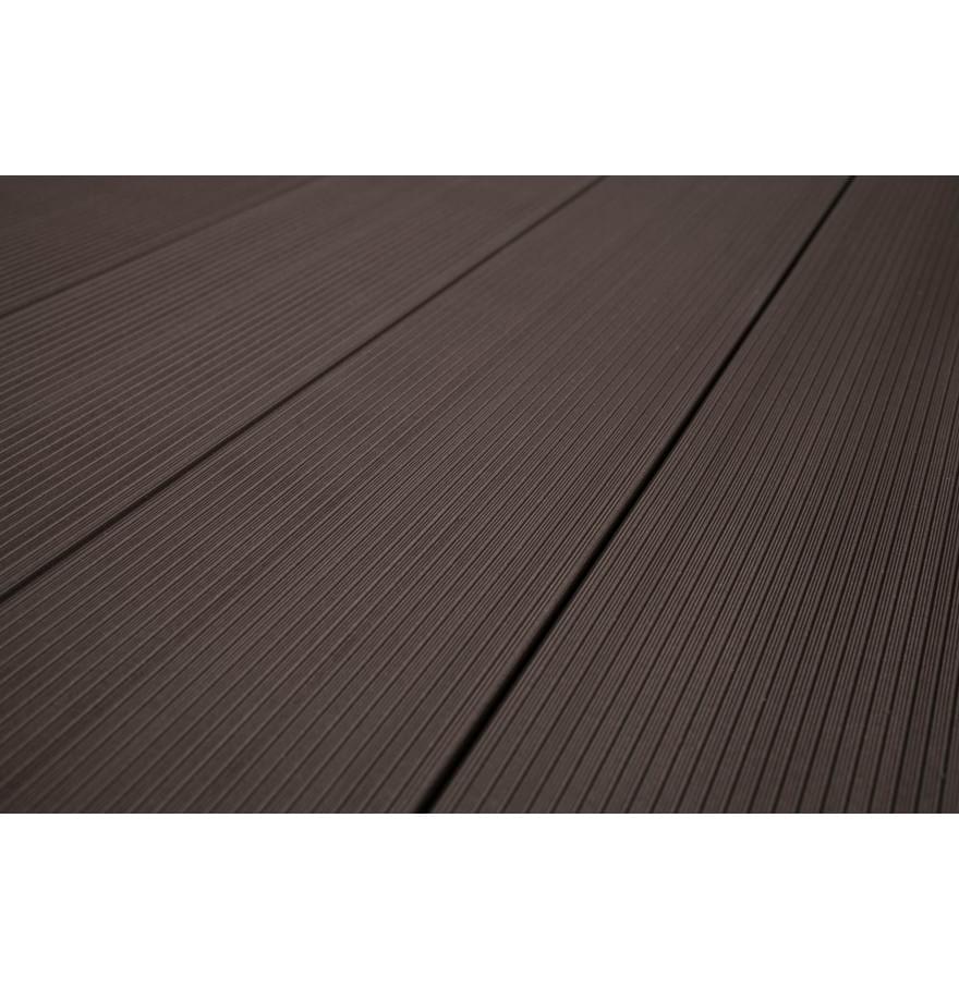 Террасная Доска ДПК SaveWood Standard Salix темно-коричневый 3 пог.м.